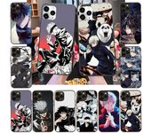 Funda para Samsung A04 A14 A23 A34 A54 M23 M33 M52 M53 Realme 10 9 C30S C35 C55 VIVO Y02S Y21 Y51 X80 Pro Funda transparente WI68 Jujutsu Kaisen Anime Samsung A02S(164mm) indigo