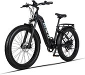 Bicicleta eléctrica para adultos 48V 17.5AH Batería Samsung 26 * 3.0 pulgadas Bicicleta eléctrica todoterreno de montaña con neumático ancho 500W48V17.5AH