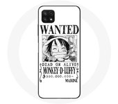 Coque pour Samsung Galaxy A22 5G One Piece Manga affiche de recherche Blanche