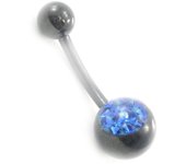Les Trésors De Lily [I9491] - Body Piercing 'Cristal' azul real azul
