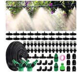 Sistema de riego por goteo automático para jardín, 10-30 m, atomizado, para invernadero, para flores, plantas en macetas y césped