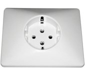 base de empotrar t/tl 25a 380v con placa simon