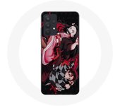 Coque Maniacase pour Samsung A32 5g demon slayer tanjiro nezuko attaque combat