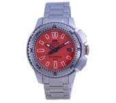 Orient M-Force Orange Dial Stainless Steel Automatic Diver's RA-AC0N02Y10B 200M Reloj Hombre naranja