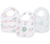 Juego de 3 baberos de muselina con broches de presión para regalo de bebé japonés aden anais El Rey León DISN405J 3 piezas 3 piezas + (Producto auténtico) (x 1)