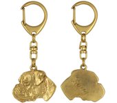 Boxer, Boxer alemán III - Llavero dorado con perro, decoración de bolso, accesorio de lujo de la marca Art-Dog