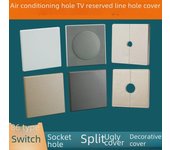 Tapa decorativa para orificios de pared para tuberías de agua y salidas de aire acondicionado