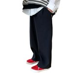 Pantalones de vestir de verano para niños y niñas, pantalones anchos, pantalones holgados para niños pequeños, pantalones chinos de uniforme, pantalones casuales y cómodos con bolsillos, de 3 a 8 años 13