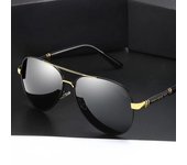 Gafas de sol polarizadas, gafas de sol de metal para hombre, gafas de sapo, gafas de conducir 901 gafas retro de montura grande.