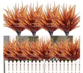 Planta falsa ornamental realista duradera decorativa marrón