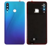 Para Huawei P30 Lite (48MP) Carcasa de batería con adhesivo + tapa para lente de cámara