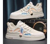 Novedad de verano, zapatos informales de malla transpirables y a prueba de olores, zapatos planos deportivos para hombre, modelo para hombre 39
