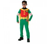 Disfraz infantil de Robin de los Jóvenes Titanes L verde/amarillo