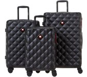 Juego de 3 maletas rígidas MARU BLACK HELLO KITTY negro