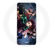 Coque pour Oppo A74 Tanjiro Nezuko et Inosuke Slayer Kimetsu no Yaiba Manga
