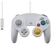 Manette filaire pour GameCube et Wii - Blanc - M4