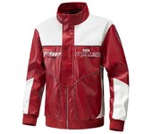 Chaqueta de cuero PU para hombre, nueva chaqueta de motociclista con cuello alto de primavera y otoño, chaqueta versátil de bloqueo de color de moda M