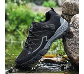 2024 Zapatos de senderismo para hombre y mujer, zapatillas de montañismo transpirables con cordones para primavera y verano, zapatos para caminar para niños y adultos de talla grande 36 marrón