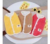 Chaleco suave para perros y gatos, ropa de invierno para perros, abrigo de peluche para chihuahua, ropa para bulldog francés para perros pequeños y medianos, ropa cálida para cachorros S