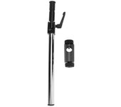Soporte universal para microscopio digital con brazo único giratorio de 360 grados y ángulo ajustable.