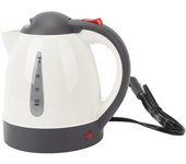 Hervidor eléctrico portátil para coche, 1000 ml, para viajes por carretera, encendedor de cigarrillos, coche, camión, agua caliente, té Apricot 12V 150W