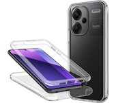 Funda transparente de cobertura total de 360° para Xiaomi Redmi Note 13 Pro Plus 13 5G 13 Pro 4G 12S 4G 11 11 Pro 5G 10 4G Funda protectora rígida de silicona híbrida a prueba de golpes Redmi Note13 ProPlus transparente