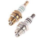 Reemplazo de bujía incandescente Bm6A para motosierra de 2 tiempos, cortacésped, cortacésped plata