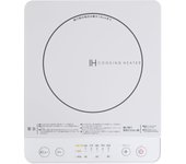 IH IH Cocina Individual Dos Personas 5 Niveles de Potencia de Calor Compatible con Fritos Retención de Calor IH Enchufe Magnético Blanco [Yamazen] Estufa, Calentador, Mesa, blanco