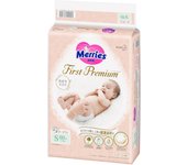 Pañales Merries First Premium talla S 4-8 kg 60 unidades