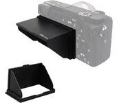 Parasol plegable para LCD JJC Parasol para pantalla LCD Cubierta solar Cubierta solar para exteriores Sony A6600 A6500 A6400 A6300 A6100 A6000 Compatible Sony LCD