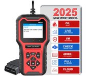 Lector de códigos M302 Escáner OBD2 para coche Multiidioma Borrar fallas Accesorios para coche Herramienta de diagnóstico de fallas automotrices negro