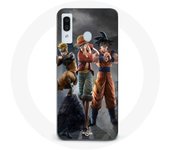Coque Maniacase pour Samsung Galaxy A40 Sangoku naruto Luffy one piece Dragon Ball z 3D Anime manga