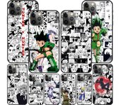 Funda para Apple Iphone 11 13 12 Mini 14 Pro Max Xr 7 8 + Se 2020 Xs 6 6s Plus 5 5s funda de teléfono de silicona Anime Hunter X Hunters iPhone 7 8