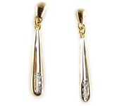 Altesse [L1764] - Boucles plaqué or 'Scarlett' 2 tons oro