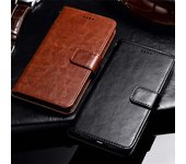 Estilo de libro clásico Soporte Flip Wallet Funda de cuero para teléfono Cubierta Ranura para tarjeta para Samsung Galaxy A05 A15 A25 A35 A55 A24 A34 A54 5G A53 5G Redmi Note 13 Pro Samsung A52s 5G marrón