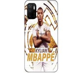 Funda Maniacase para POCO M3 PRO 5G Kylian Mbappe Real Madrid fondo de pantalla celebración