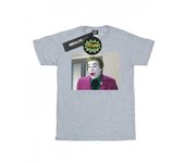 DC Comics - Camiseta para hombre con fotografía del Joker de la serie de televisión Batman L blanco