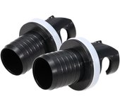 Adaptador de válvula de aire para Kayak, bomba de aire de inflado, conector de válvula adaptadora de manguera, 2 uds.