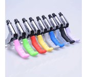 Cubierta de mango de freno de bicicleta, empuñaduras de silicona para manillar de bicicleta de montaña, cubierta protectora antideslizante, accesorios de equipo protector para bicicleta negro