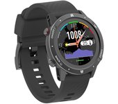 Reloj deportivo con GPS para exteriores, reloj de pulsera con seguimiento de actividad física para correr, nadar y escalar Silicone Band negro