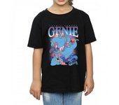 Aladdin Girls Genie Montage Cotton T-Shirt 9-11 Years negro