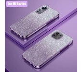 Funda de lujo con purpurina degradada para Xiaomi Mi 11 11lite 12lite, carcasa trasera de silicona suave para mujer Mi12 For Mi 12 púrpura