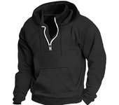 Sudadera con capucha estampada para hombre, otoño/invierno 2023 - Chaqueta informal gruesa XL gris oscuro