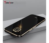 Funda de teléfono de silicona chapada de alta calidad para Xiaomi Redmi Note 9 Pro Max 9S Coque borde recto funda trasera suave Redmi Note 9 Pro lavanda