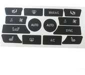 Conjunto de pegatina de botón de aire acondicionado para coche nuevo B2