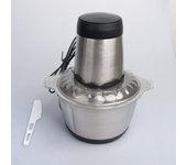 Procesador de alimentos eléctrico Houselin, cuencos de acero inoxidable, picadora de alimentos eléctrica con modo de 2 velocidades, picadora de carne eléctrica EU