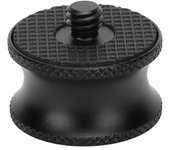 Tornillo adaptador de metal para trípode de cámara, cabezal esférico, montaje de monopié (3/8   hembra a 1/4   macho)