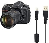 Cable De Datos USB Cámara Datos Imágenes Cables De Transferencia De Sincronización De Vídeo 8Pin 150Cm