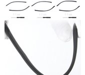 Gafas Antideslizantes Accesorios Universales para Gafas Montura de Gafas Pata de Repuesto para Gafas 5mm negro