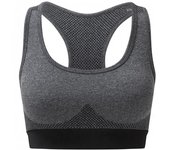 TriDri Womens/Ladies Sculpted Melange Seamless 3D Sports Bra XL
